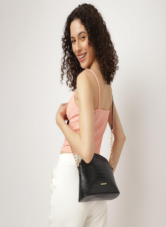 Fastrack Trendy Sling Bag | Faux-Leather Women's Handbags | Sling for Casual Carry - Image 2